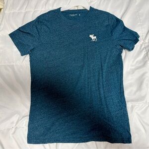 Abercrombie & Fitch Heathered Teal T-Shirt
